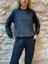 Kadın Uzun Kollu Kapüşonlu Oversize Sweat ve Pantolon Ikili Takım 6