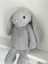 Çocuk Sevimli Tavşan Oyun&uyku Arkadaşı Peluş Yastık Gri 45 cm 2