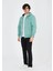 Unisex Tam Fermuarlı Kapşonlu Sweatshirt - Mint Yeşili 5