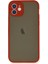 Apple iPhone 12 Mini Kılıf Montreal Silikon Kapak - Kırmızı 1