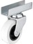 Hts 323 - 50X20 mm Gri Uzun U Tablalı Teker 4 Adet 1