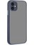 Apple iPhone 12 Kılıf Montreal Silikon Kapak - Gri 1
