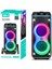 Mikrofonlu Rgb Işıklı Kablosuz Karaoke Hoparlör Çift 6.5 Inç Stereo Bass Dijital LED Parti Sistemi 1