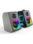 Taşınabilir Rgb Işıklı Kablosuz Bluetooth Speaker Hoparlör Güçlü Ses 11 Farklı Renkli Işık Atmosferi 1