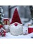 Vıp Yüksek Kalite Yılbaşı Noel Şans Cücesi Dekoru Parlak Metalik Yılbaşı Vitrin Dekorları 41X18 cm 1