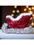 Yüksek Kalite Yılbaşı Dekoru Noel Baba Kızağı Dekoru Metalik Yılbaşı Vitrin Dekorları 25X36 cm 3