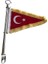 Motosiklet Üçgen Bayrak Gold Direkli (Makam Bayrağı) 1
