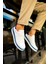 CH979 Santoni Gbt Spor Erkek Ayakkabı Beyaz/mavı 1