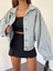Balon Kol Oversize Denim Ceket 4
