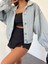 Balon Kol Oversize Denim Ceket 5