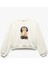 Yeni Sezon Kedi Baskılı Uzun Kollu Crop Sweatshirt 1