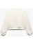 Yeni Sezon Kedi Baskılı Uzun Kollu Crop Sweatshirt 2