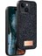 Apple iPhone 15 Bright Simli Kapak - Siyah 1