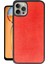 Apple iPhone 14 Pro Max Kılıf Aras Deri Kapak - Kırmızı 1