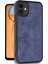Apple iPhone 11 Kılıf Aras Deri Kapak - Lacivert 2