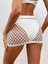 Kadın Delikli Triko Mini Etek 2