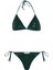 Pul Payetli Yeşil Üçgen Bikini Takım 1