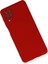 Samsung Galaxy A12 Kılıf Nano Içi Kadife Silikon - Kırmızı Dpmah 3