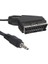 Uydu Alıcısı Av Kablo 3.5 mm St Erkek/scart Kablo 1.2 Metre Kısa Jack (Tivibular Için) (4604) 1