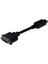 Displayport (Dp) &lt;-&gt; Dvı-I Adaptörü, Kablolu, Dp - Dvı-I (24+5) Dişi, 0.15 Metre, Kilit Mekanizmalı, Dp 1.2 Uyumlu, 2x Zırhlı, Ul, Nikel Kaplama, Siyah Renk 1