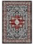 Otantik Kilim Desenli Bordo Gri Halı Dijital Baskılı Dokuma Kaymaz Tabanlı Yıkanabilir Antialerjik Yazlık Halısı 2