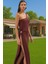 Şık Tek Omuz Maxi Elbise Yırtmaçlı Polyester Yazlık Trend Tasarım Profesyonel Görünüm Trend Tasarım 2