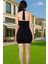 Vücudu Saran Kısa Örme Abiye Elbise Halter Yaka Tasarım Premium Kalite Modern Stil Rahat Kullanım 3