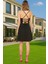 Kadın Yazlık Mini Elbise Polyester Örme Kumaş V Yaka Günlük Modern Stil Trend Tasarım 3