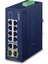 Endüstriyel Tip Yönetilemeyen Ethernet Switch (Industrial Unmanaged Ethernet Switch)&lt;br&gt; 8 x 10/100BASE-TX Port (Port 1-8)&lt;br&gt; 2 x 10/100/1000BASE-T Port (Port 9-10)&lt;br&gt; 2 x 1000BASE 1
