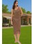 Vücuda Oturan Örme Maxi Elbise Püskül Detayı Rahat Yazlık Model Özenle Seçilmiş Modern Stil 1