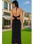 Plaj Için Örme Maxi Elbise Cut Out Detaylarla Profesyonel Görünüm Uzun Ömürlü Dayanıklı Malzeme 3