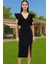Bodycon Kalıp Kısa Kollu Polyester Abiye Elbise Profesyonel Görünüm Trend Tasarım Trend Tasarım 1