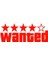 Wanted Motorsiklet, Laptop, Cam, Kask, Araba Sticker 18X7 cm 1