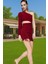 Şık Tek Omuzlu Bodycon Abiye Elbise Polyester Örme Kumaştan Konforlu Kesim Rahat ve Şık Özel Tasarım 1