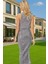 Altın Parıltılı Örme Bodycon Abiye Elbise Yazlık Özel Günler Için Uzun Ömürlü Özenle Seçilmiş 3