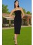 Vücuda Oturan Şık Abiye Elbise Finike Dokuma Polyester Karışımlı Seçkin Malzeme Modern Stil 1
