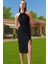 Vücuda Oturan Cut Out Detaylı Finike Dokuma Abiye Elbise Rahat Kullanım Trend Tasarım Modern Stil 1