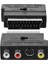 Scart Adaptör Swıchli (In-Out) Elektromer 1