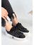 Guji Siyah Kot Bağcıklı Spor Ayakkabı 1