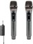 Kablosuz Çift Mikrofon 6.5 Mm Siyah W1 1