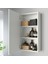 Banyo Duvar Dolabı, Beyaz, 40X15X75 Cm, 1 Ayna Kapaklı 2