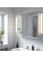 Banyo Duvar Dolabı, Beyaz, 80X15X75 Cm, 2 Ayna Kapaklı 2