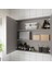 Banyo Duvar Dolabı, Gri, 80X15X75 Cm, 2 Ayna Kapaklı 3