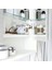 Banyo Duvar Dolabı, Beyaz, 100x15x95 cm, Kablosuz Kontrol Sürücüsüz 2