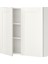 Banyo Duvar Dolabı, Beyaz-Dekoratif Beyaz, 80X15X75 Cm, 2 Kapaklı 1