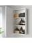 Banyo Duvar Dolabı, Beyaz-Parlak Cila Beyaz, 40X15X75 Cm, 1 Kapaklı 2