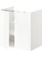 Lavabo Dolabı, Beyaz-Parlak Cila Beyaz, 60X40X60 Cm, 1 Kapaklı 1