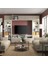Tv Ünitesi, Beyaz-Parlak Cila-Bej, 300X42X231 Cm, Selsvıken/glassvık, Çıt Çıt Raylı 5
