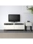 Tv Sehpası, Beyaz, 120X42X48 Cm, Selsvıken, Stubbarp, Fren Raylı 2