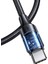 US-SJ524 Örgülü 1.2m Type-C To Type-C 100W Pd Hızlı Şarj ve Data Kablosu Amz 3